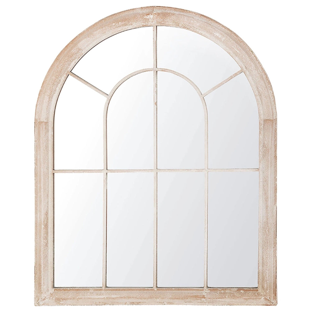 Specchio da parete Cornice in metallo beige 69 x 88 cm Dipinto tradizionale