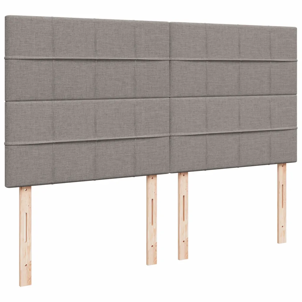 Giroletto a Molle con Materasso Tortora 200x200 cm in Tessuto 3291779