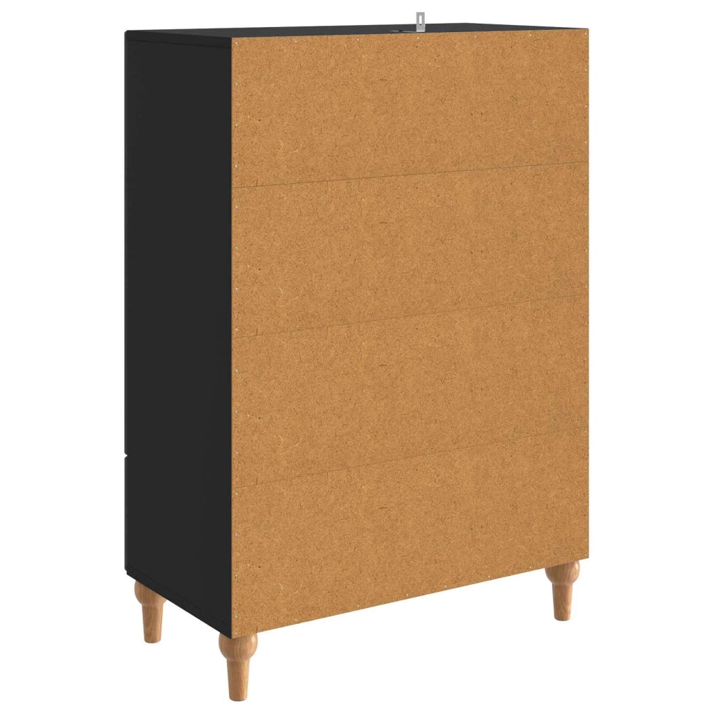 Credenza Nero 66 x 34,5 x 95 cm Legno ingegnerizzato
