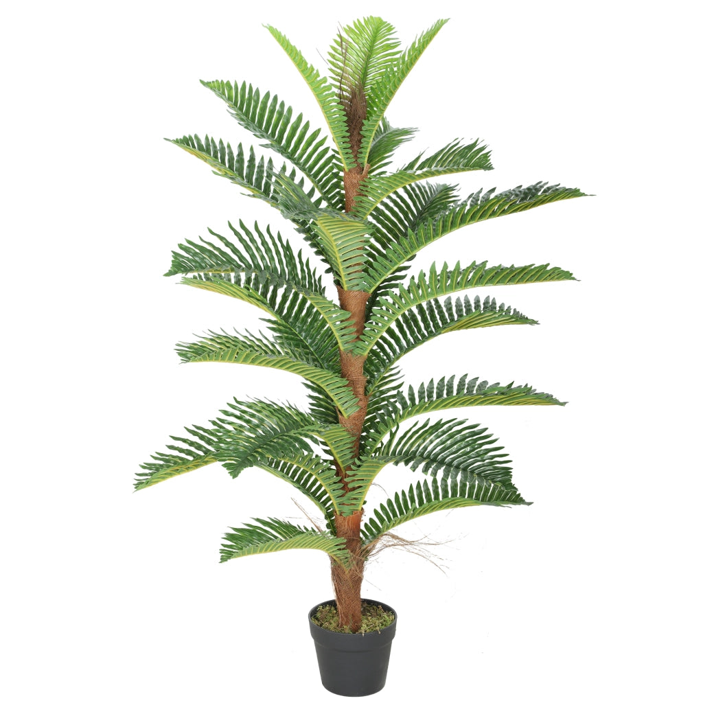 Palma Artificiale ¨C zephmum ¨C Verde 120 cm con Vaso in Plastica