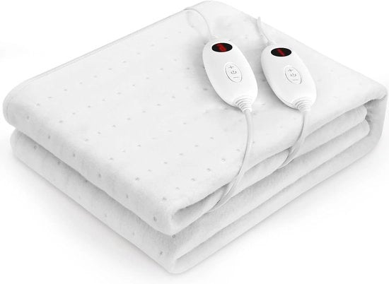 Deken elettrico – Deken di riscaldamento – Deken elettrico – Deken riscaldato – Riscaldamento del letto – Deken di riscaldamento per 2 persone – Rapido riscaldamento – Lavabile – Inverno – Comfort della camera da letto