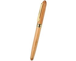 Penna calligrafica con manico in bambù - punta a beitel - serbatoio d'inchiostro a pistone - adatta per gotico/arabo - diverse misure di punta (0,7 mm - 2,9 mm) - punta scrittura