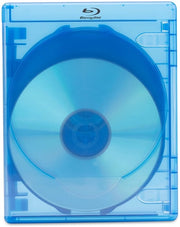 Scatola Blu-ray 4 Disco - Sostenibile - Resina di Polipropilene - Copertura Transparente - 172 x 135 x 21 mm - Scatola Ufficiale - Contenitore per Film