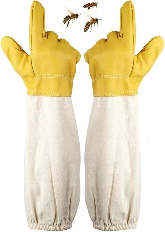 Impermeabili di pelle di capra con maniche lunghe - Canapa - Abbigliamento protettivo per api - Attrezzatura per apicoltori.