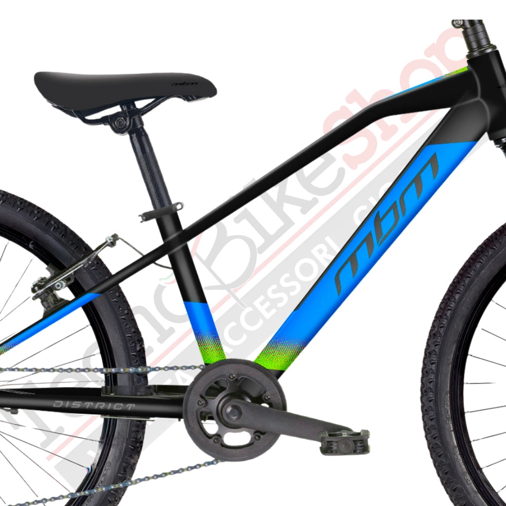 Bicicletta MTB da Ragazzo MBM District 24" con Cambio 7 Velocità-Blu