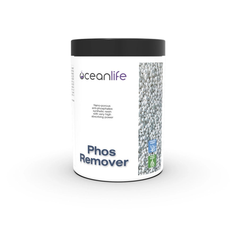OceanLife Phos Remover - resina nanoporosa antisilicati e antifosfati ad elevato indice di assorbimento Formato: 1000 ml