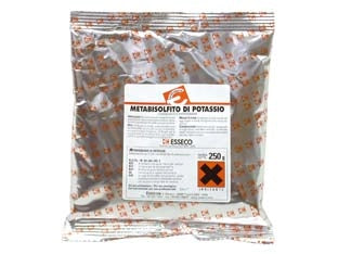 METABISOLFITO DI POTASSIO- - gr.250 - 10 pezzi