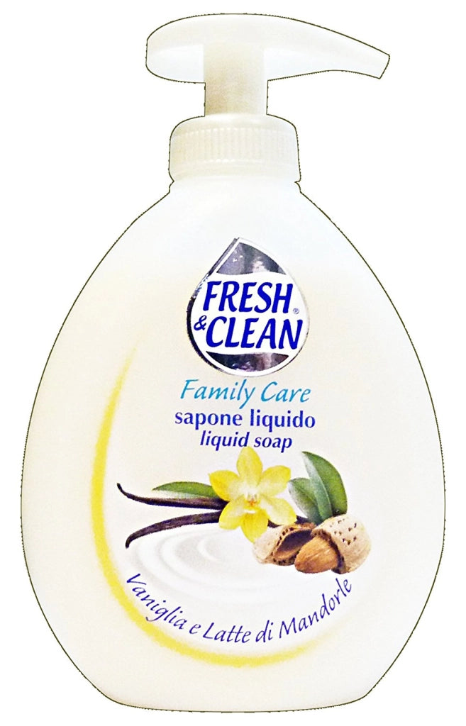 FRESH & CLEAN SAPONE LIQUIDO VANIGLIA E MANDORLE 300ML