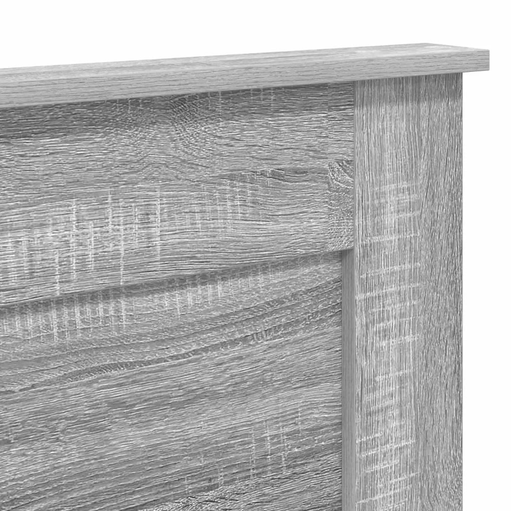 Testiera con testiera Grigio Sonoma 200 cm Legno multistrato 887422