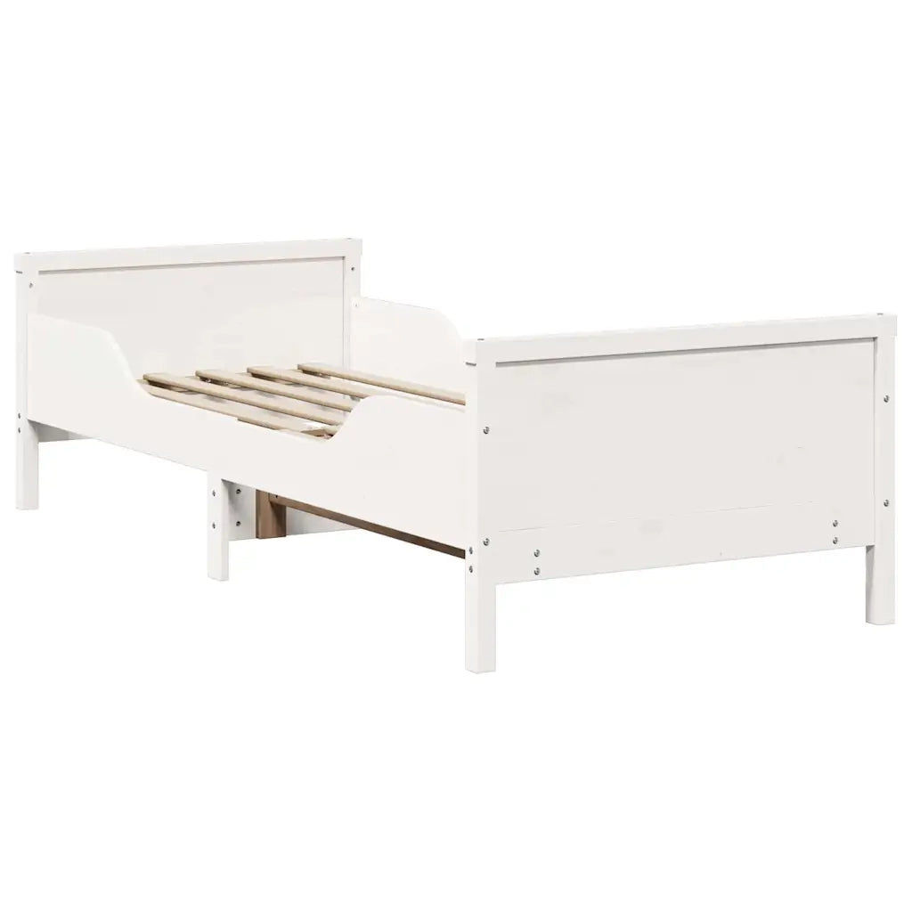 Struttura del letto Bianco 80 x 200 cm Legno multistrato