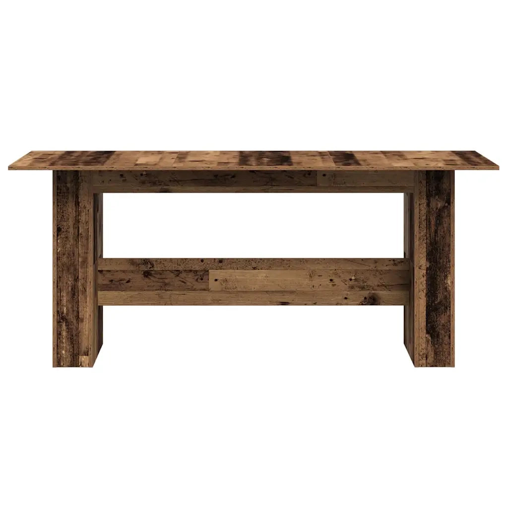 Tavolo da Pranzo Legno Vecchio 180x90x76cm in Legno Multistrato 855844