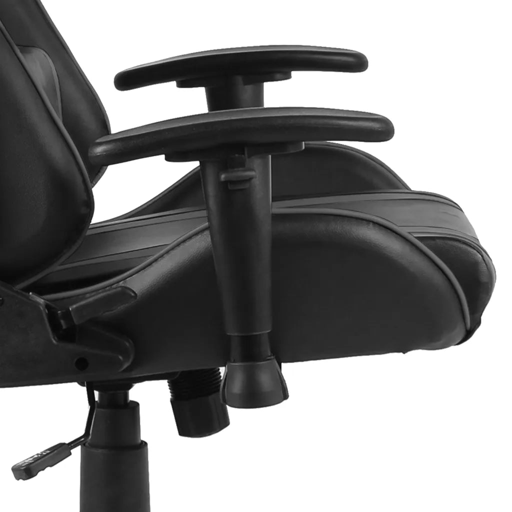Sedia da Gaming Girevole Grigia in PVC 20483