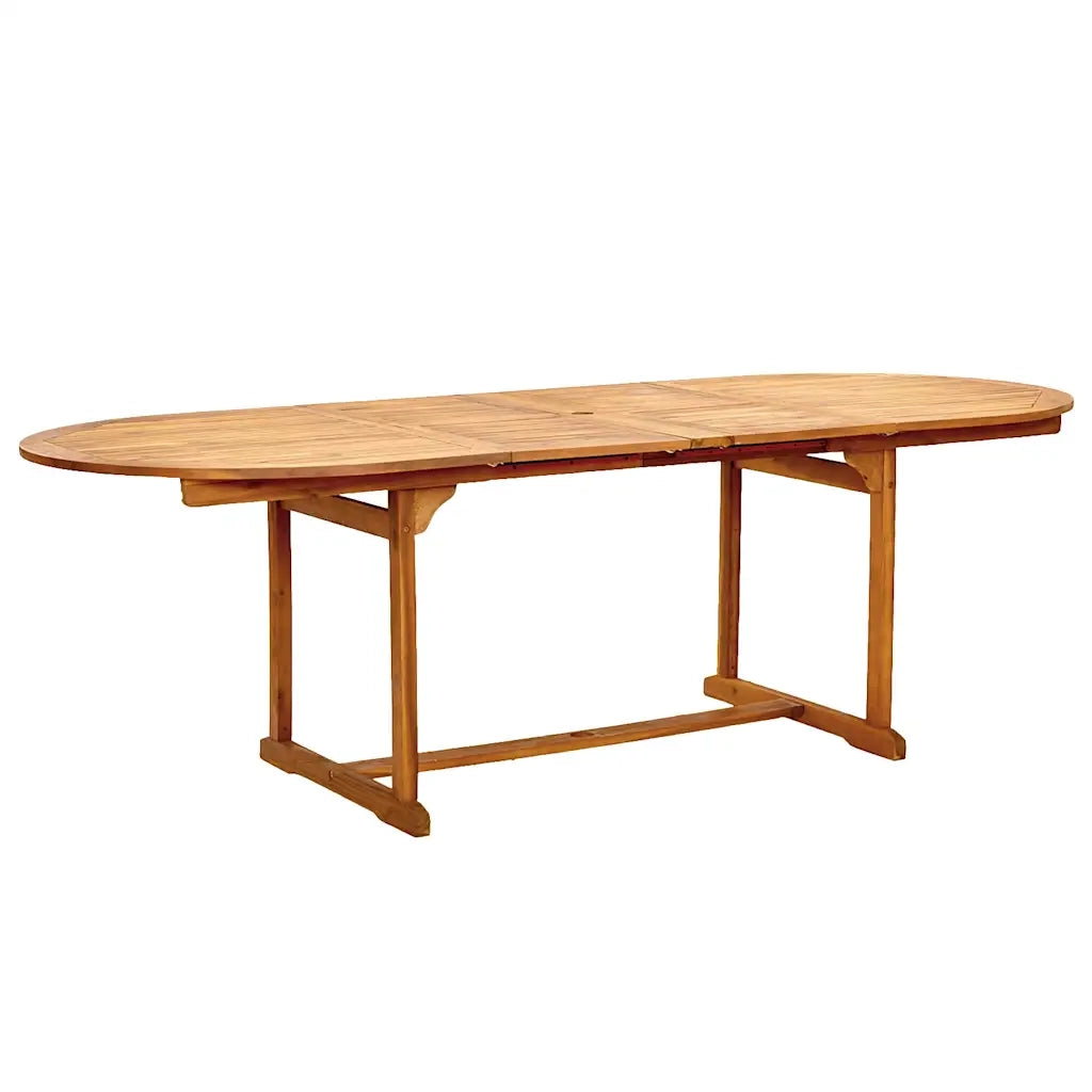 Set Pranzo da Giardino 7pz Legno Massello di Acacia e Textilene 3279276