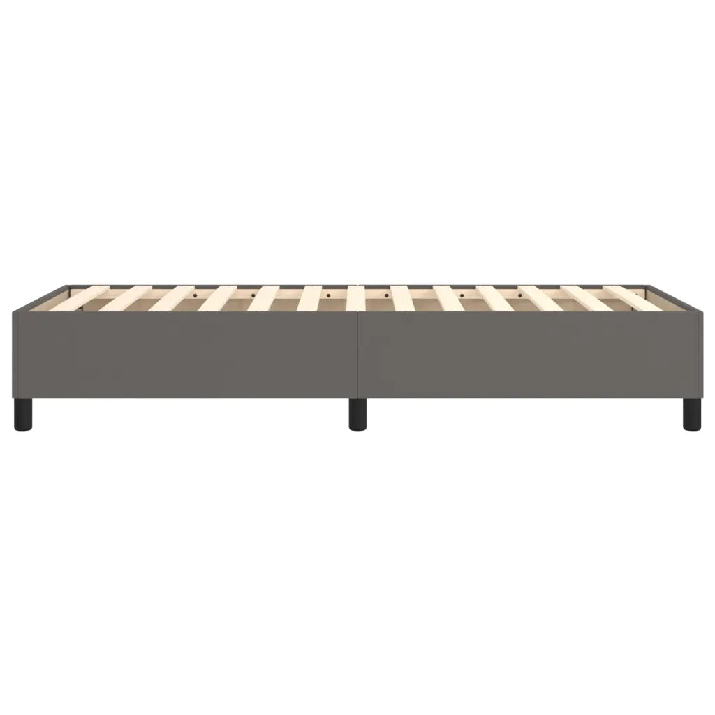 Struttura Letto a Rete a Molle Grigio 90x200 cm in Similpelle 3121027