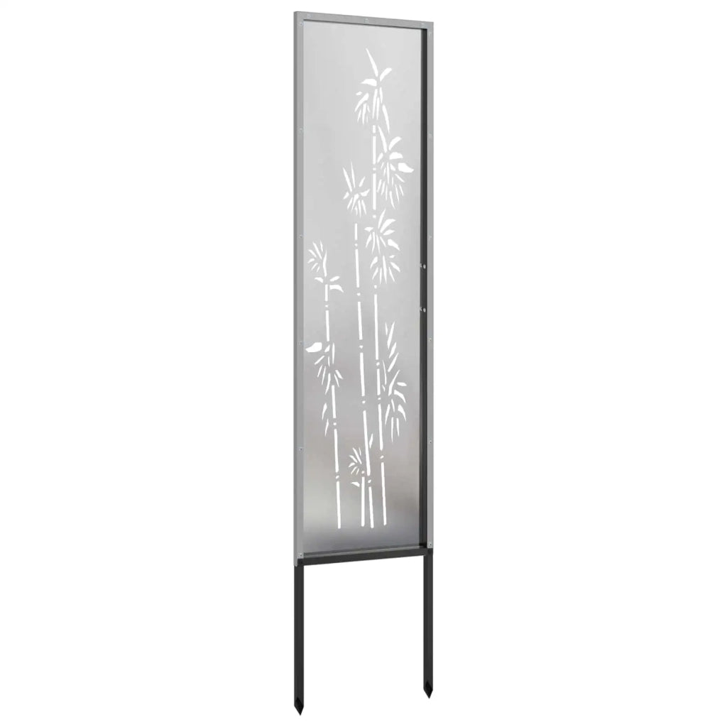 Schermo per privacy in giardino Floreale Argento 32 x 140 cm 876228