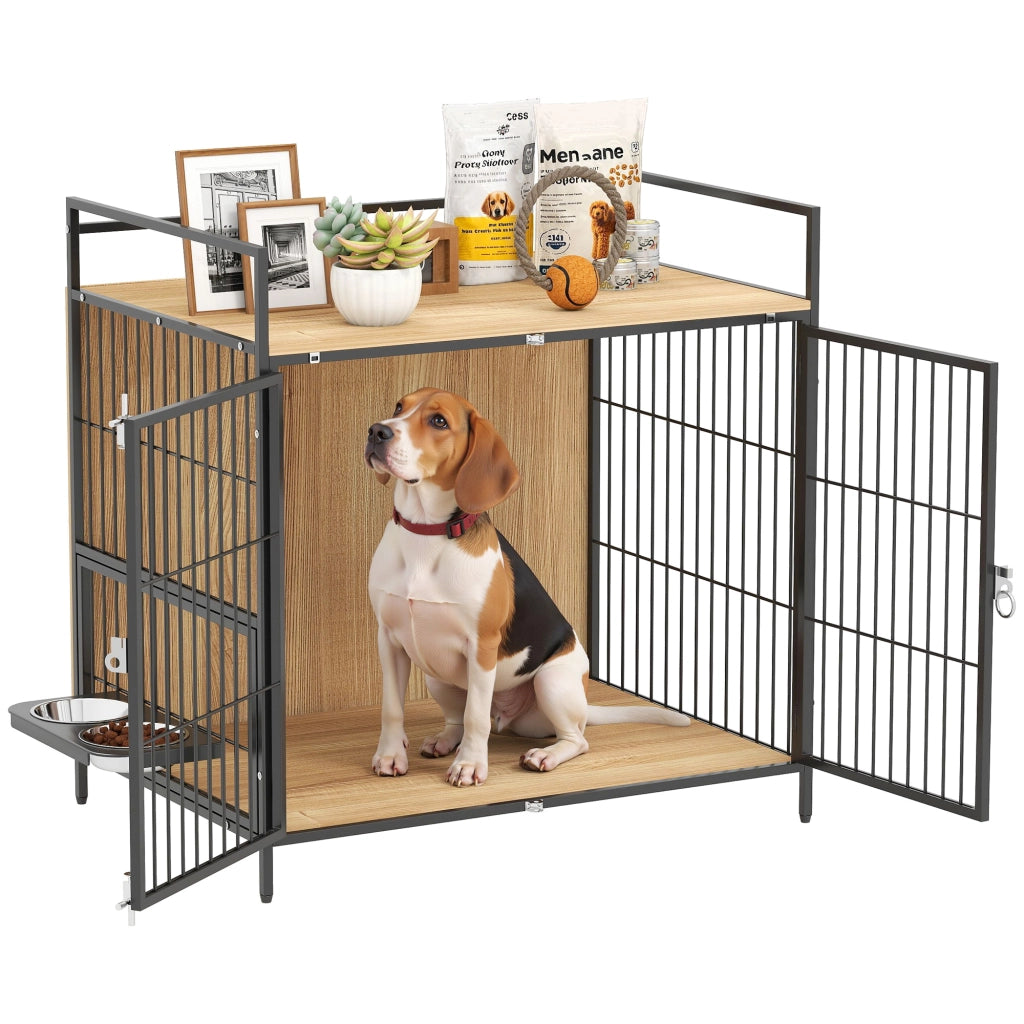 Tavolino Moderno per Cani ¨C Zephmum ¨C Legno Rovere 80x56x76,5 cm