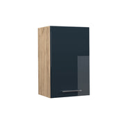 Vicco Armadi da cucina Blu scuro lucido 45 cm