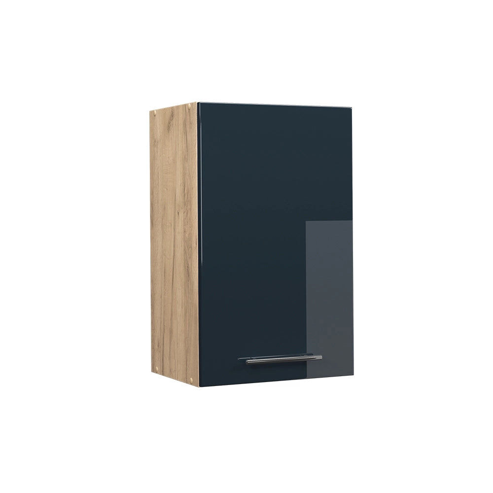 Vicco Armadi da cucina Blu scuro lucido 45 cm