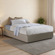 Letto Matrimoniale Abul, Letto Matrimoniale Contenitore Made in Italy, Grigio