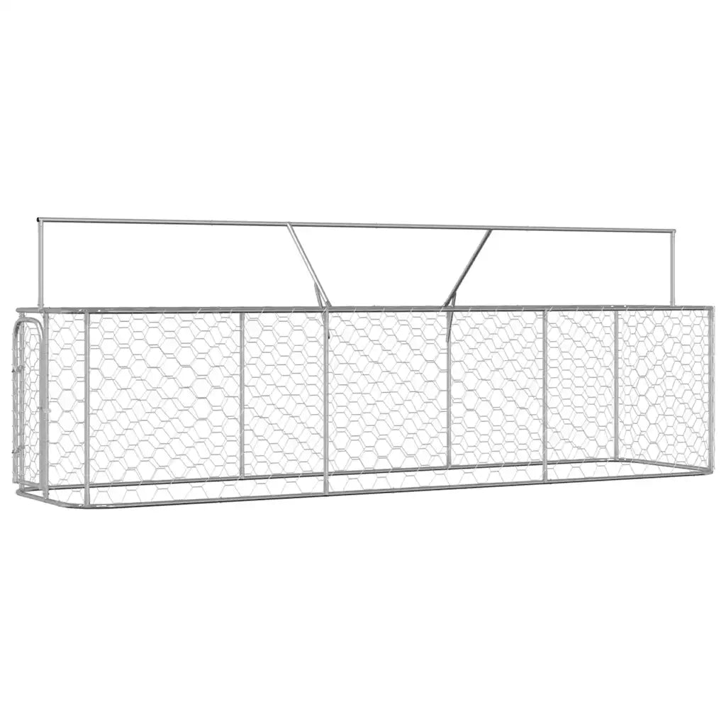 Gabbia per Cani da Esterno con Tetto 400x100x150 cm CFW3419861