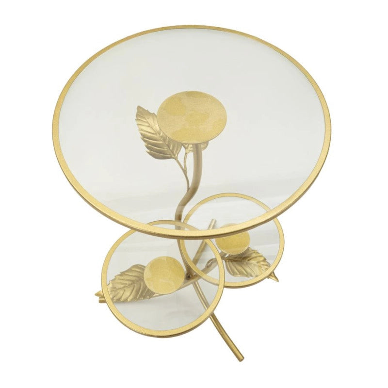Tavolinetto 3 Ripiani Leaf cm ø 54x69,5