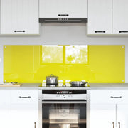 Schienale da cucina 2 pcs Giallo 80 x 50 cm vetro temperato 3415474