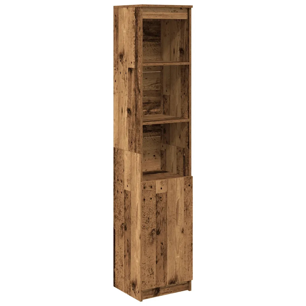 Credenza Legno Antico 37,5x35x180 cm in Truciolato
