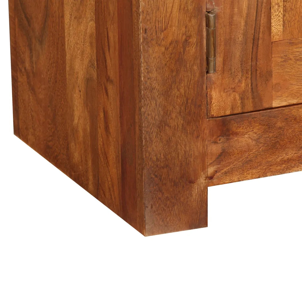 Mobile TV in Legno Massello con Finitura Miele 120x30x40 cm cod mxl 16173