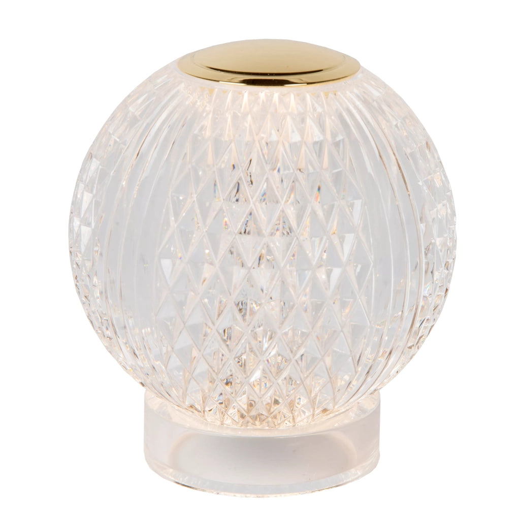 Lampada da tavolo glamour sfera 9cm LED dimmer Lucide