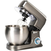 Trade Shop - Impastatrice Planetaria Professionale Ciotola 8,5lt 1500w 6 Velocità + Pulse Manopola Led -