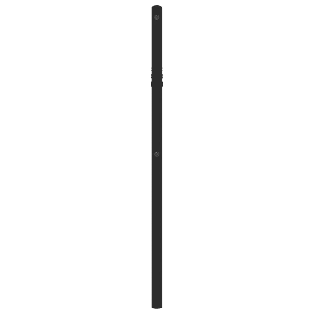 Testiera in Metallo Nero 107 cm