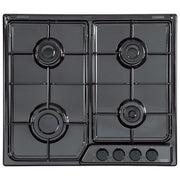 De’Longhi FFN 46 ASV piano cottura Nero Da incasso 58 cm Gas 4 Fornello(i)