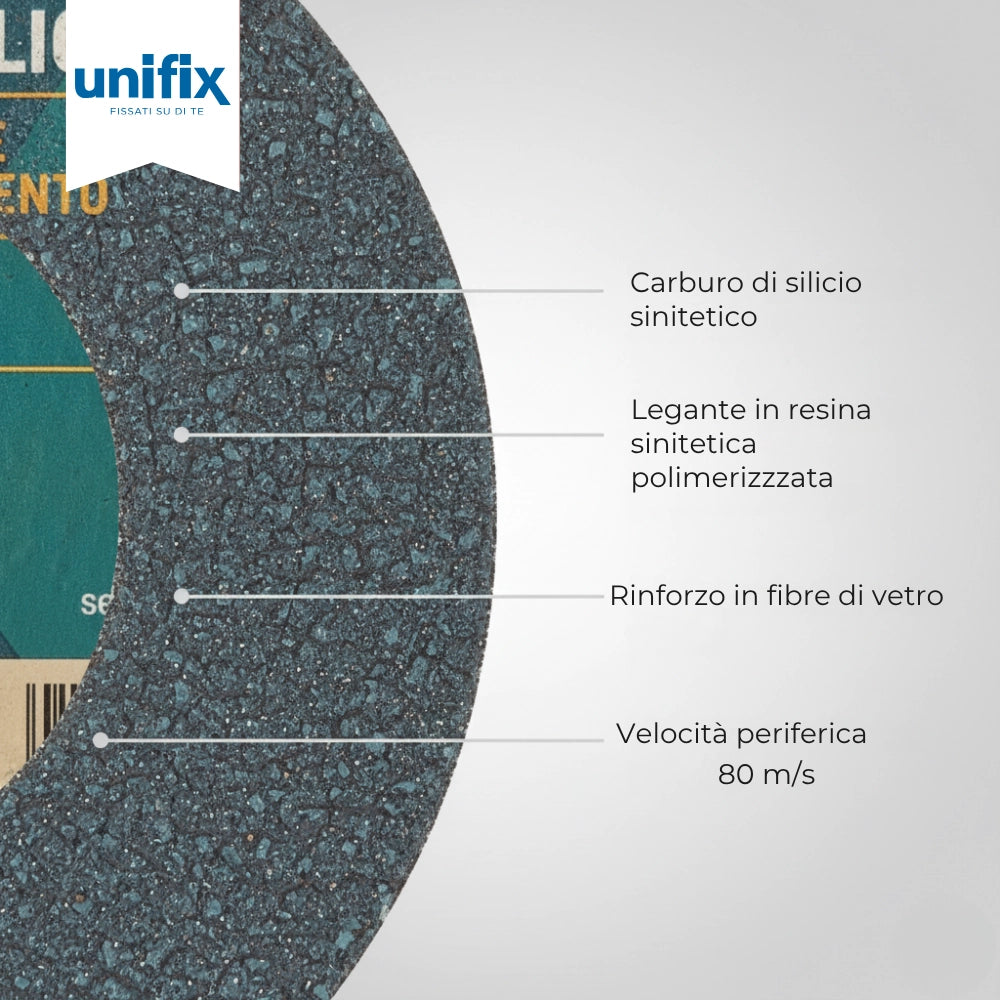 Mola da taglio ceramica top per pietre da rivestimento Ø 115 x 1,3 x 22 mm