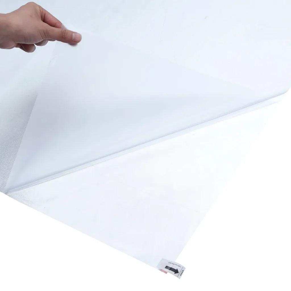 Pellicola Statica Smerigliata Grigio 90x500 cm PVC 155817