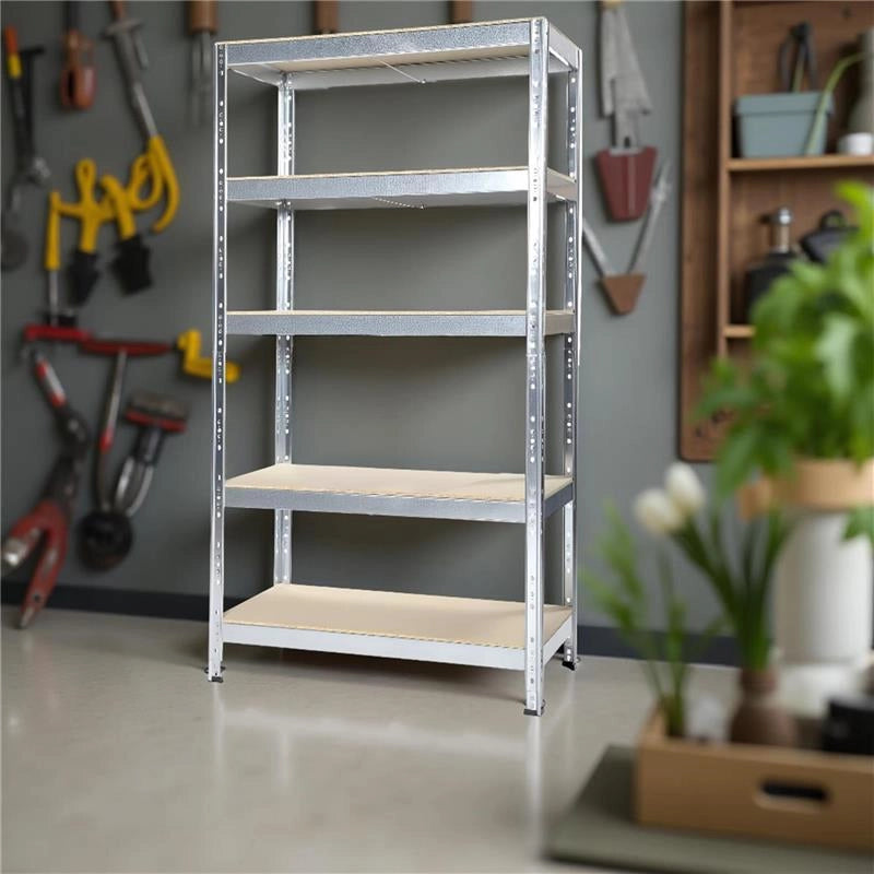 SCAFFALE IN METALLO JOKER 90 X 40 X H 174 CM 5 RIPIANI 175 KG A PIANO