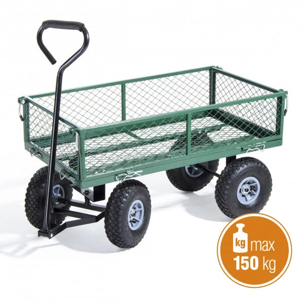 Carrello multiuso Utility in metallo verniciato cm 90 x 50 x 52,5