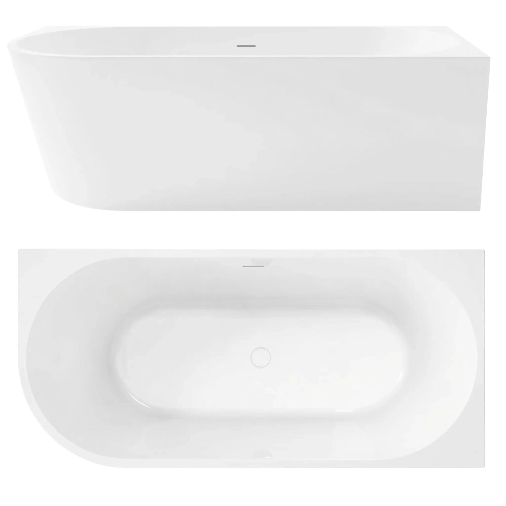 Vasca Bagno Sydney Bellanto Destra 150cm Copritappo nero