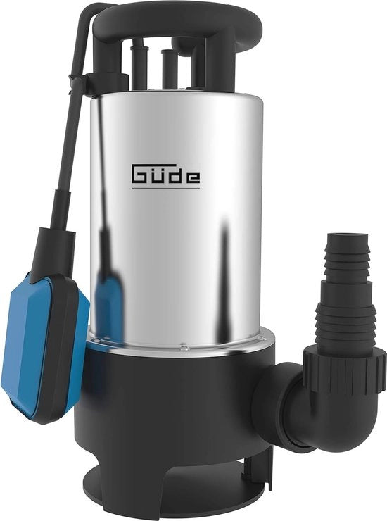 Pompa di doppio effetto per acque reflue - 1100W, 20000 L/H, Massima altezza di aspirazione 8M