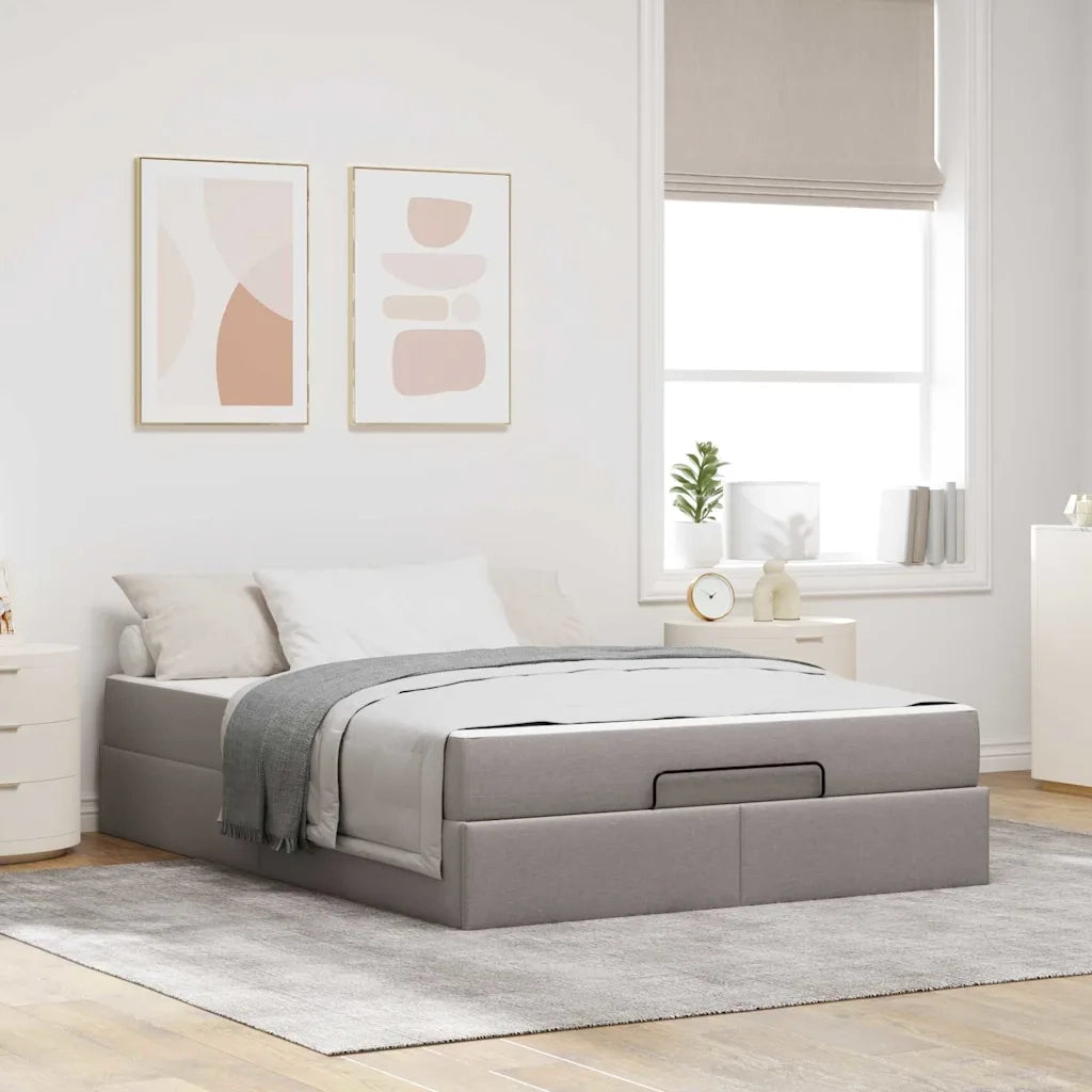 vidaXL Struttura del letto Talpa 160 x 200 cm Tessuto