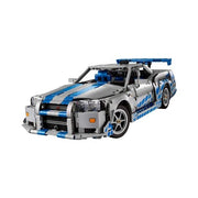 Costruzioni lego 42210 technic auto nissan skyline gt-r (r34) 2 fast 2