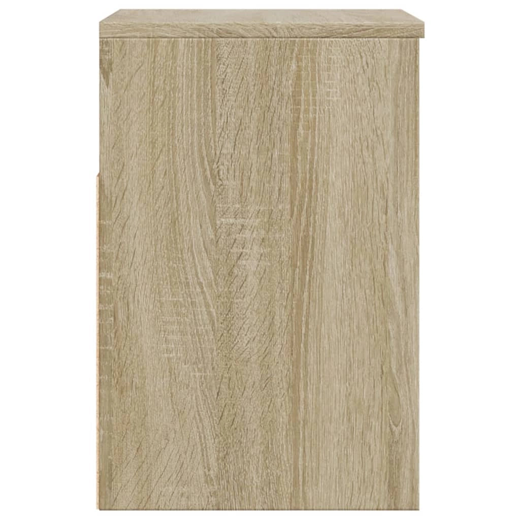 Panca portascarpe mobiletto porta-stivali cassettiera mensola mobile da ingresso rovere Sonoma 60 x 30 x 45 cm legno ingegnerizzato marrone 02_0022945