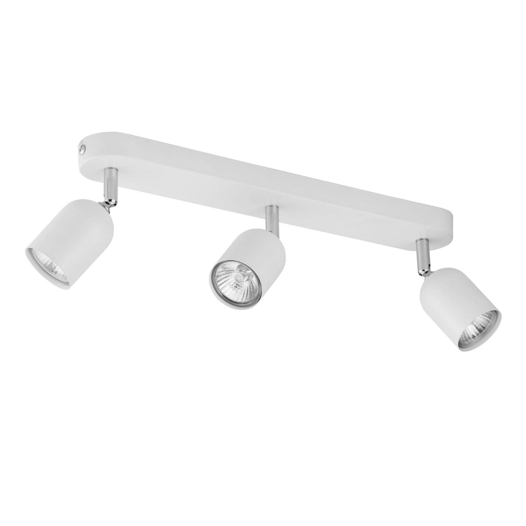 Plafoniera TOP 3 faretti GU10 bianco/cromo TK-Lighting