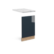 Vicco Mobili da cucina  Blu scuro lucido 45 cm , PL Marmo