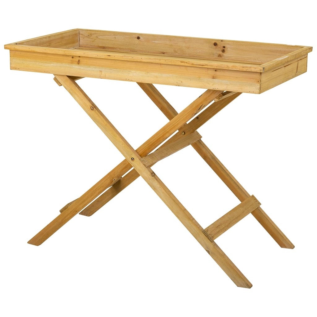 Tavolo in legno marrone 95,5x50,5x79,5h