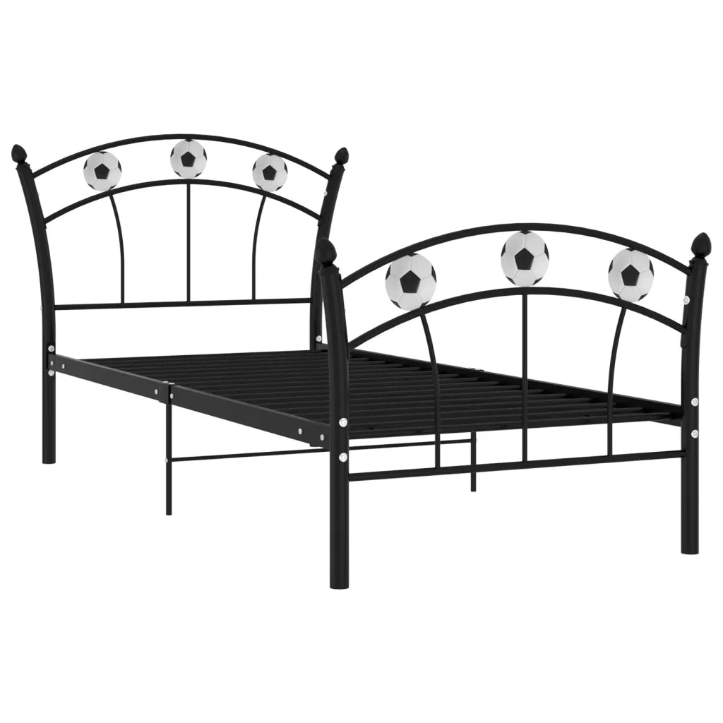 Giroletto con Motivo Calcio in Metallo Nero 90x200 cm cod mxl 62772