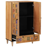 Credenza | Madia | Buffet da pranzo | Armadio da pranzo Naturale 60 x 33,5 x 100 cm Legno di mango massello