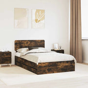 Struttura del letto Quercia Affumicata 120 x 190 cm 3412210