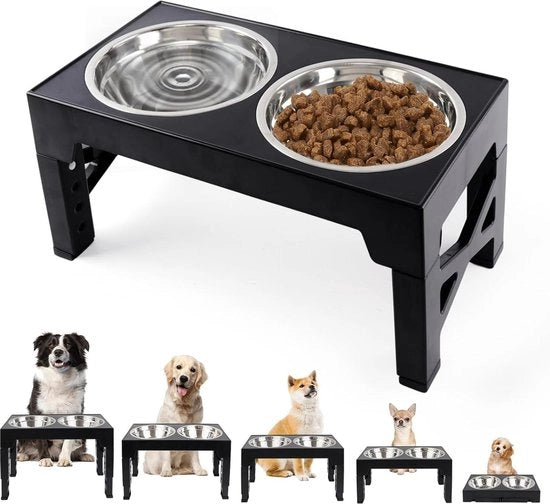 Bacino Elevato per Cani - Altezza Regolabile - Bacino Elevato per Cani - 5 Altezze Regolabili - Bacino Ergonomico per Cani