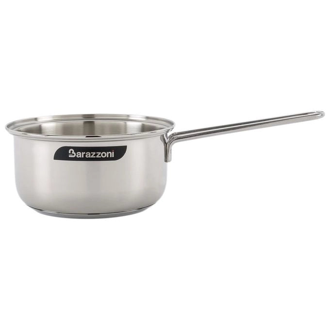 Barazzoni 266110020 Bonita Casseruola in Acciaio Inox 18-10 con Fondo Termoradiante Adatta a Tutte le Fonti di Calore incluso Induzione colore Acciaio inox