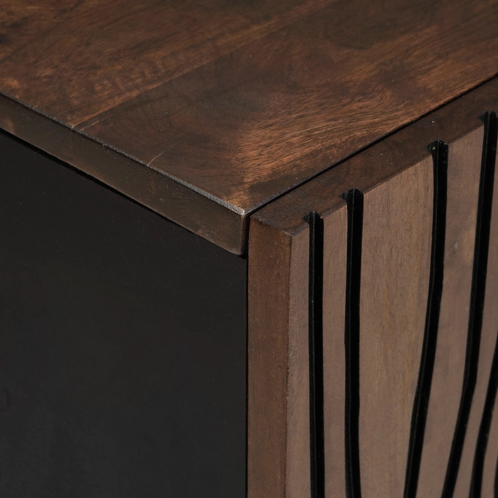 Mobile TV 105x33.5x46 cm Legno massello di mango